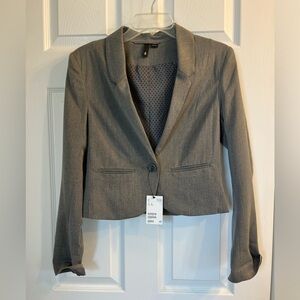 H&M grey blazer, new with tags, size 8